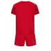 Denemarken Babykleding Thuisshirt Kinderen WK 2022 Korte Mouwen (+ korte broeken)